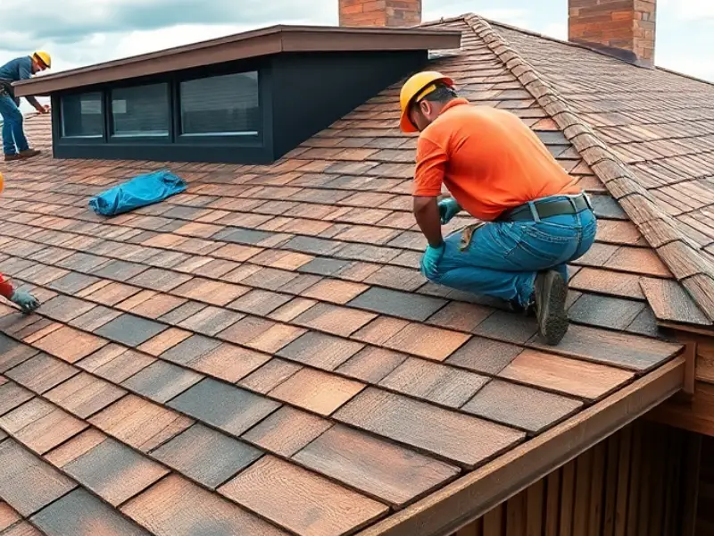 commercial cedar roof